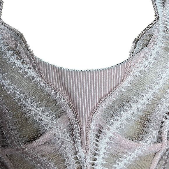 NWT Wolford Esmeralda String Body Rose Powder Pink  10 D-cup M - Picture 5 of 15